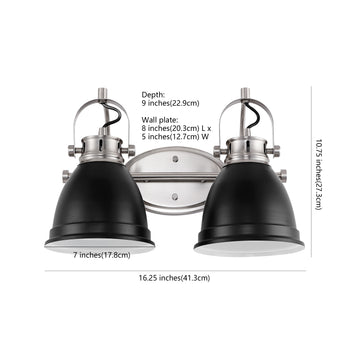 Phineas Farmhouse Bohemian Iron LED Vanity